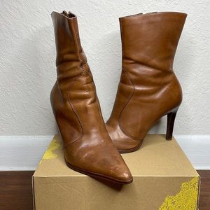 Brown ankle boots